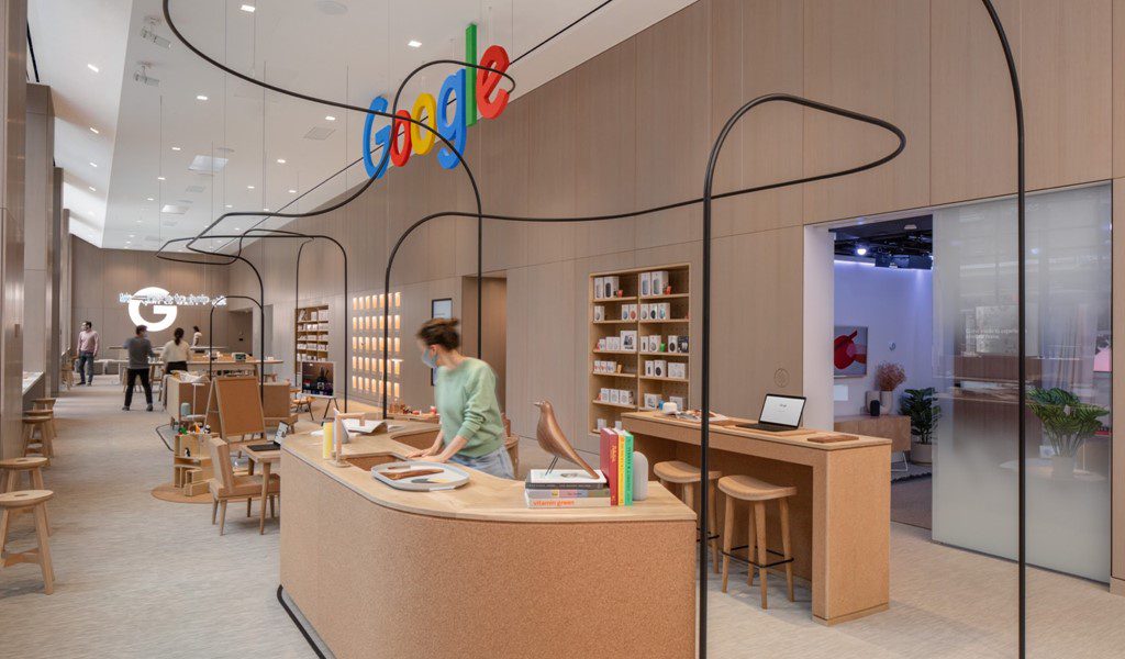 Google’s First Store Decorated with Amorim Cork